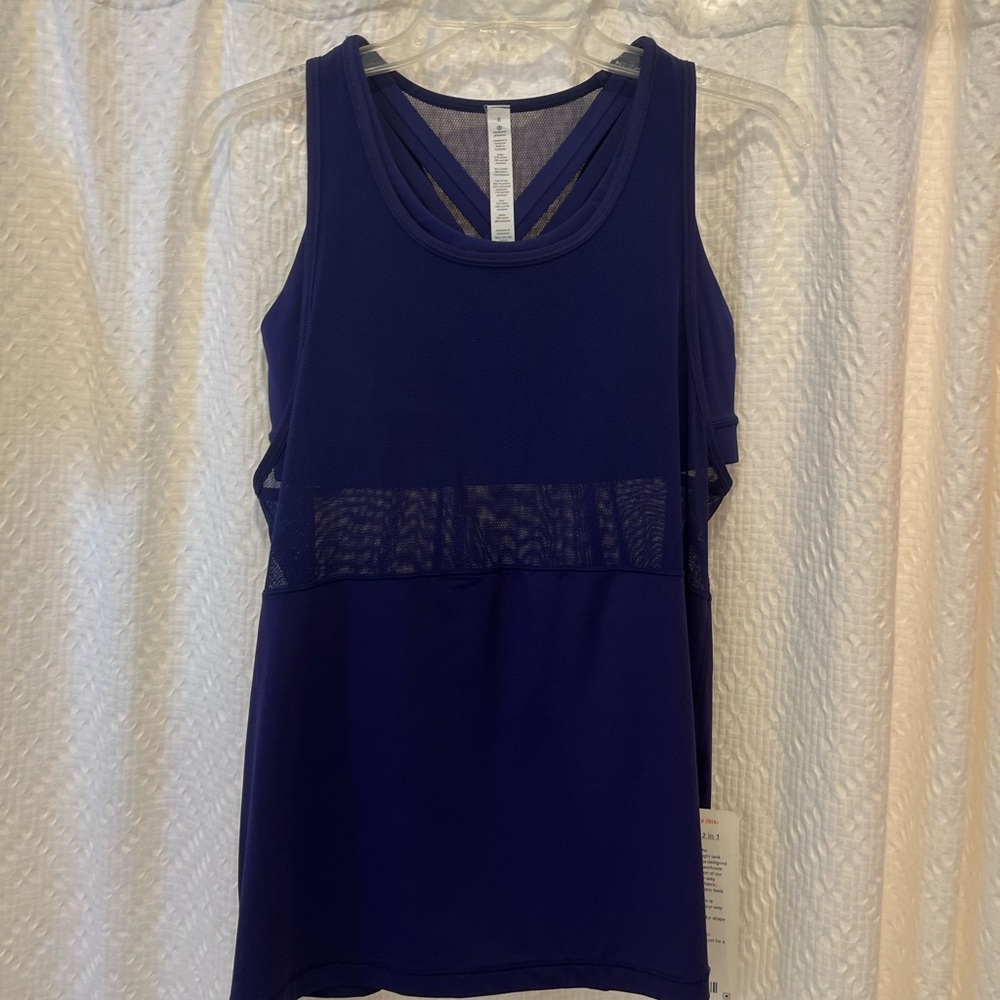 Lululemon "Fast as Light 2 in 1 Tank"